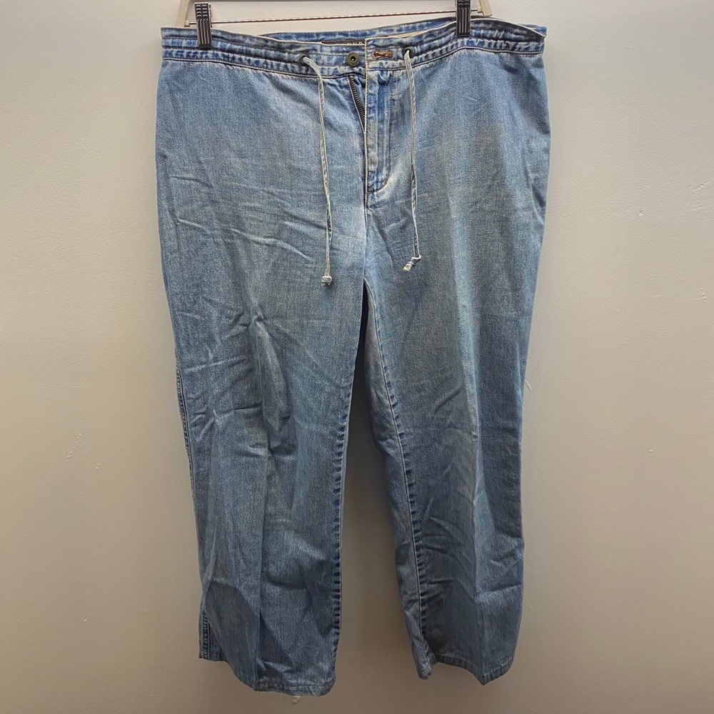 Laundry blue jeans wide leg